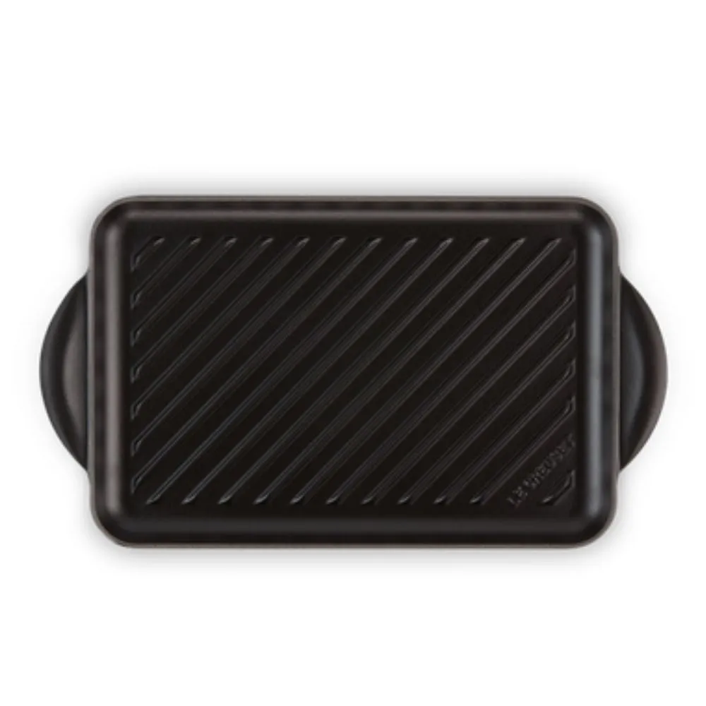 Le Creuset Tradition cast iron rectangular grill 32x22 cm.