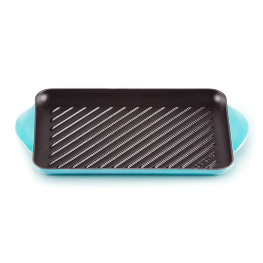 Le Creuset Tradition cast iron rectangular grill 32x22 cm.