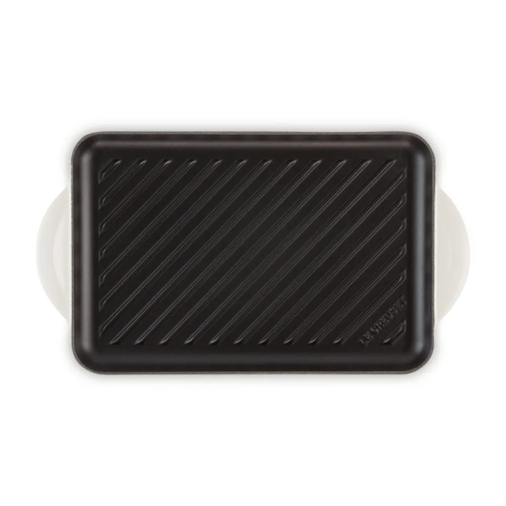Le Creuset Tradition cast iron rectangular grill 32x22 cm.