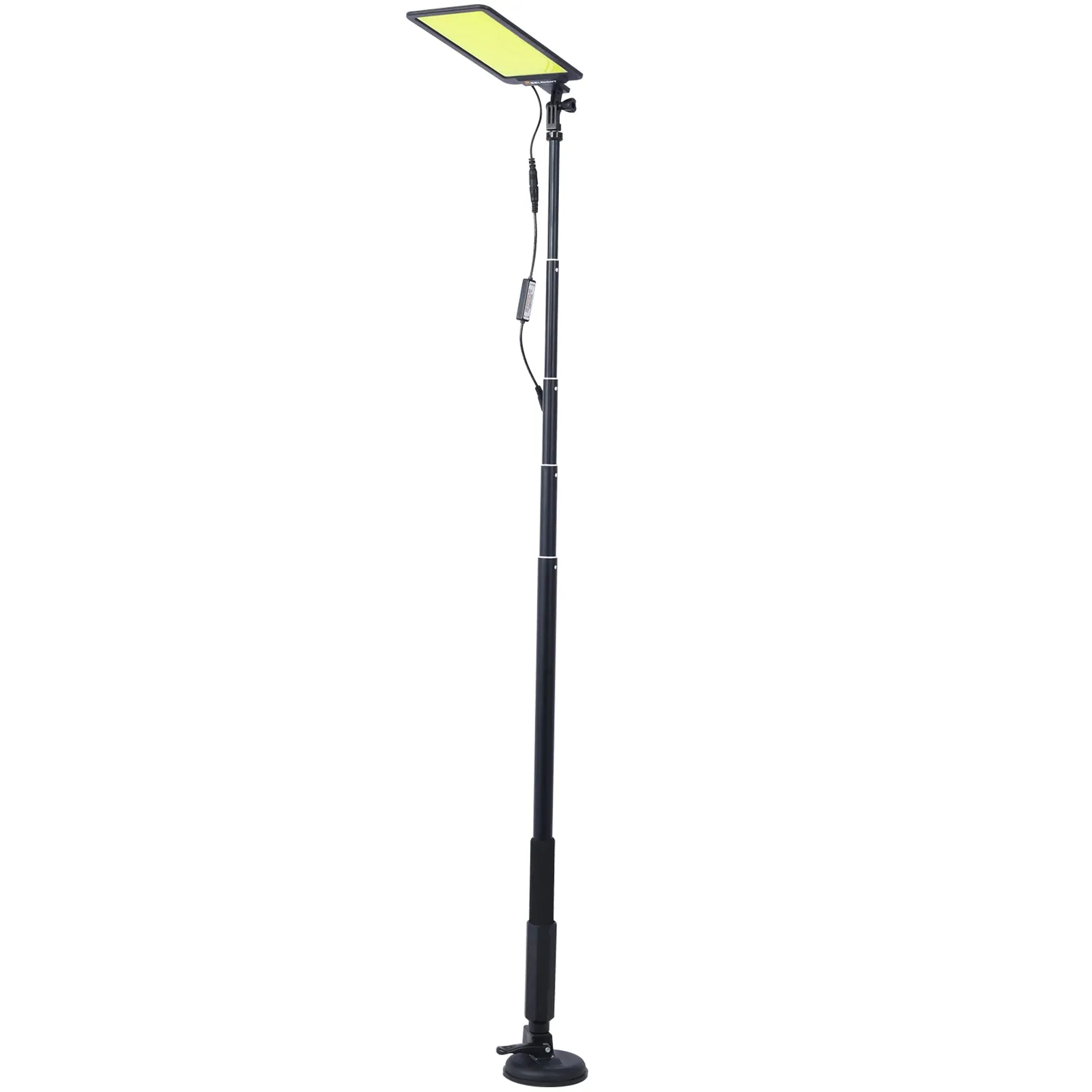 Led Camping Light, 12V 10000 Lumen Super Bright Portable Outdoor Lights with Telescoping Pole Suction Cup Magnetic Base, Flood Lamp for Outdoors Camp, Fishing, Picnic, BBQ, Power Failure