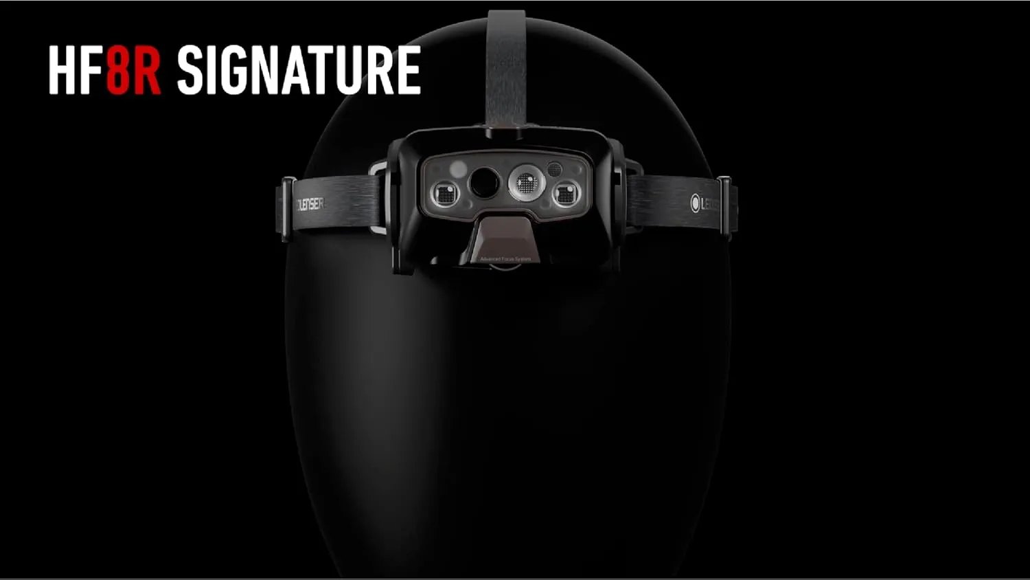 Ledlenser HF8R Signature Hands Free, Rechargeable Headlamp, Dust and Water Resistant, 2000 Lumens, Black