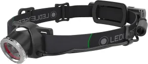 Ledlenser, MH10 Rechargeable Headlamp, High Power LED, Water Resistant, 600 Lumens, Hands-Free Light for Outdoor Use, Camping, Tactical, Hunting, Fishing, Black