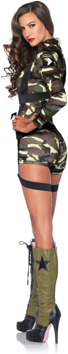 Leg Avenue Women's 2 PC Goin' Commando Army Costume Women
