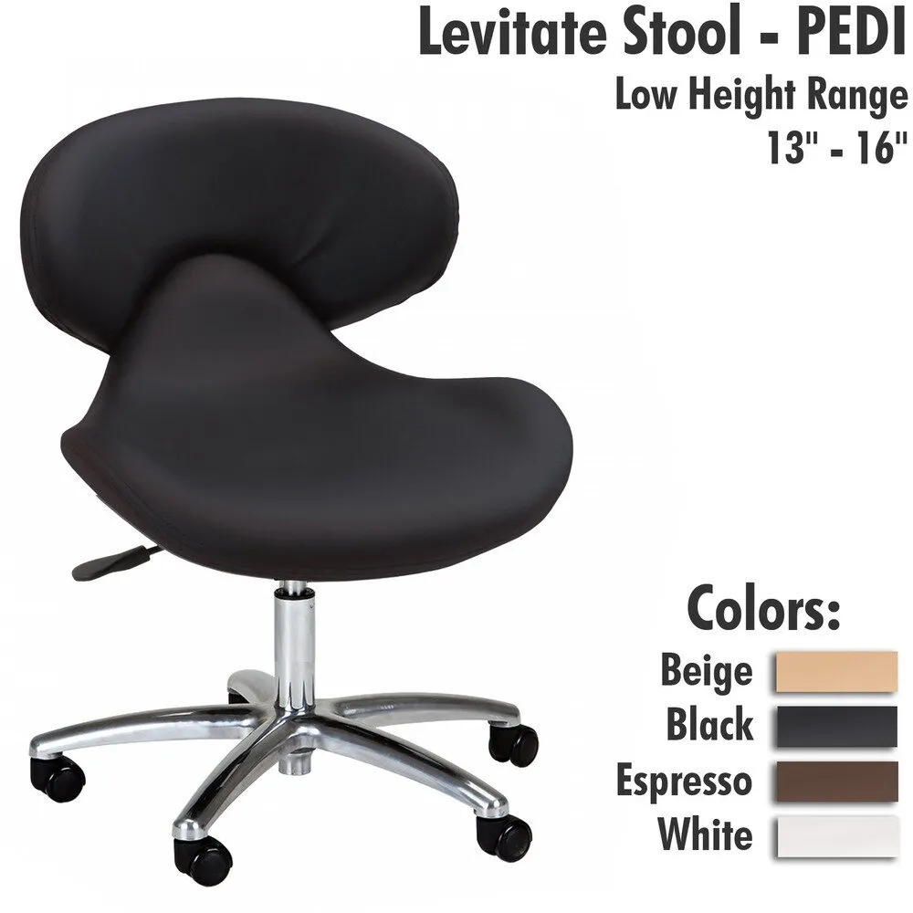 Levitate Stool - PEDI / Low Height Range 13" - 16" by Living Earth Crafts