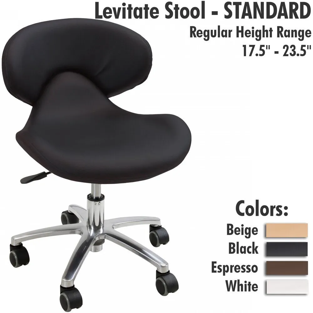 Levitate Stool - STANDARD / Regular Height Range 17.5" - 23.5" by Living Earth Crafts