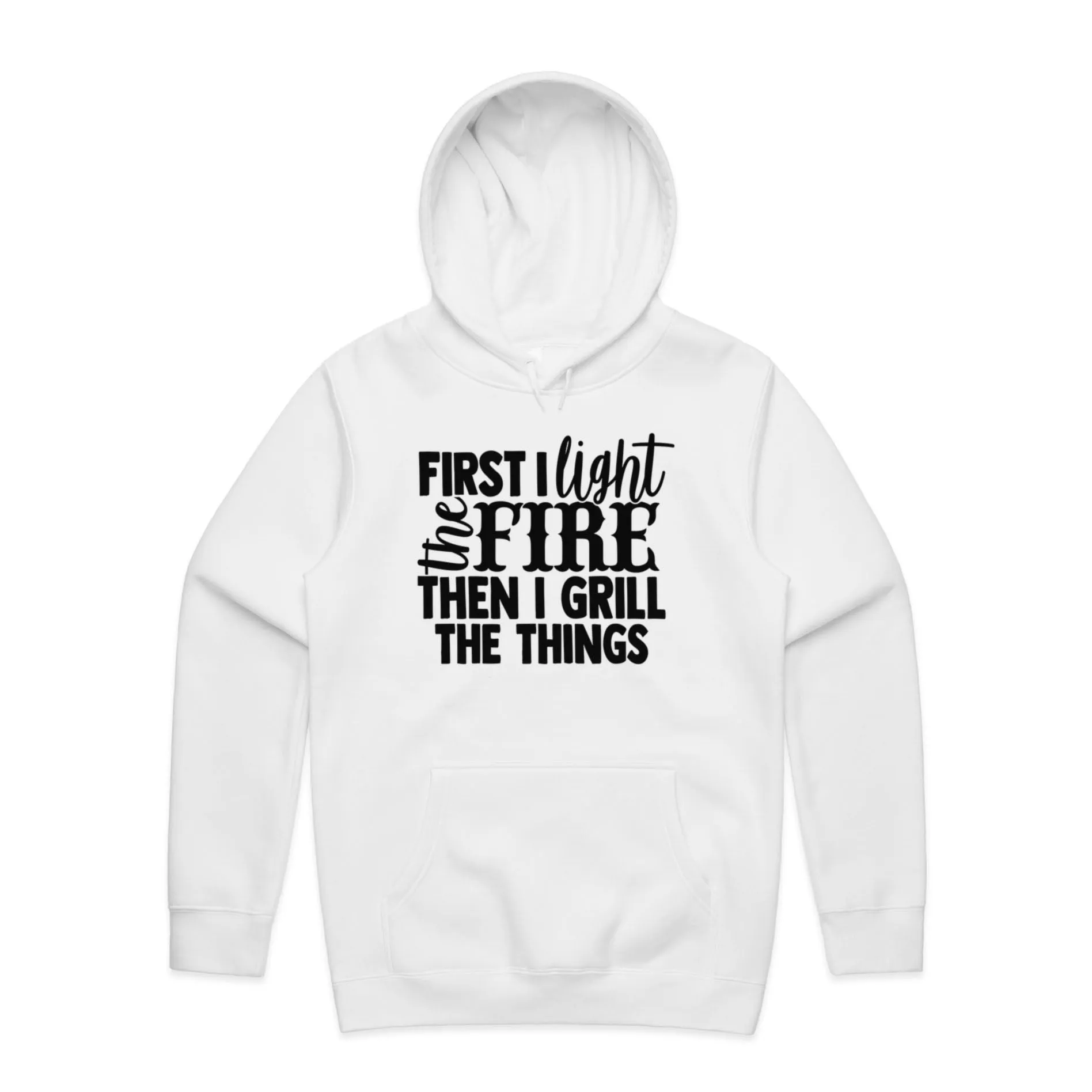 Light the Grill – Men's Hooded Sweatshirt