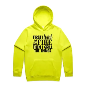 Light the Grill – Men's Hooded Sweatshirt