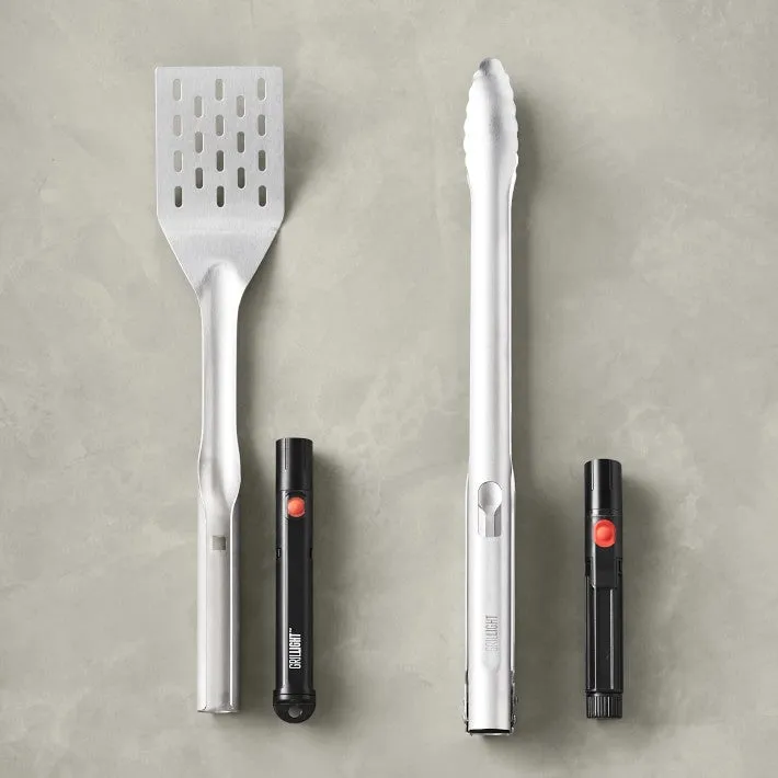 Lighted Grill Spatula & Tongs Set