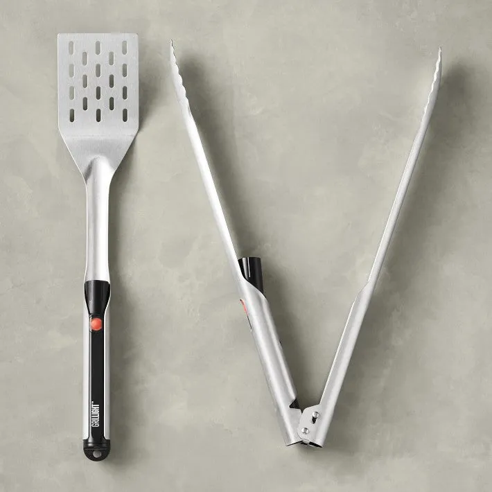 Lighted Grill Spatula & Tongs Set