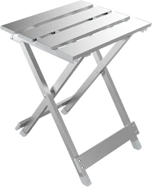 Lightweight Aluminum Alloy Folding Stool Portable Outdoor Fishing Chair Camping Stable and Durable Pony Zha