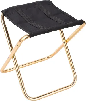 Lightweight Folding Stool Fishing Camping Seats, Portable and Sturdy Aluminum Alloy and Oxford Cloth Material for Outdoor Activities