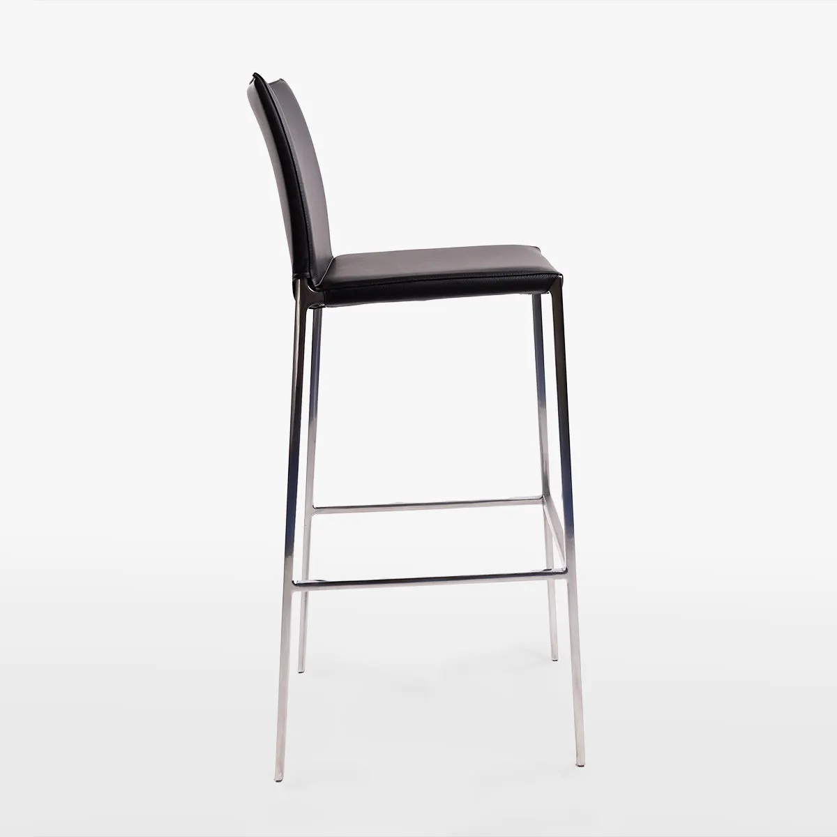 Lio Barstool Black Leather