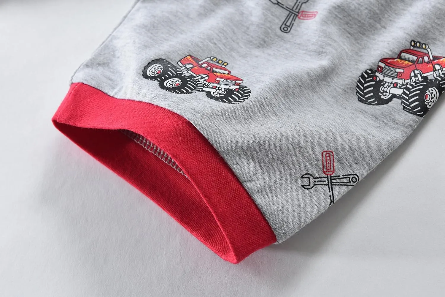 Little Hand Toddler Boys Pajamas Kids Dinosaur Summer PJS Monster Truck Children Excavator Jammies Short Sets 2-7 Years