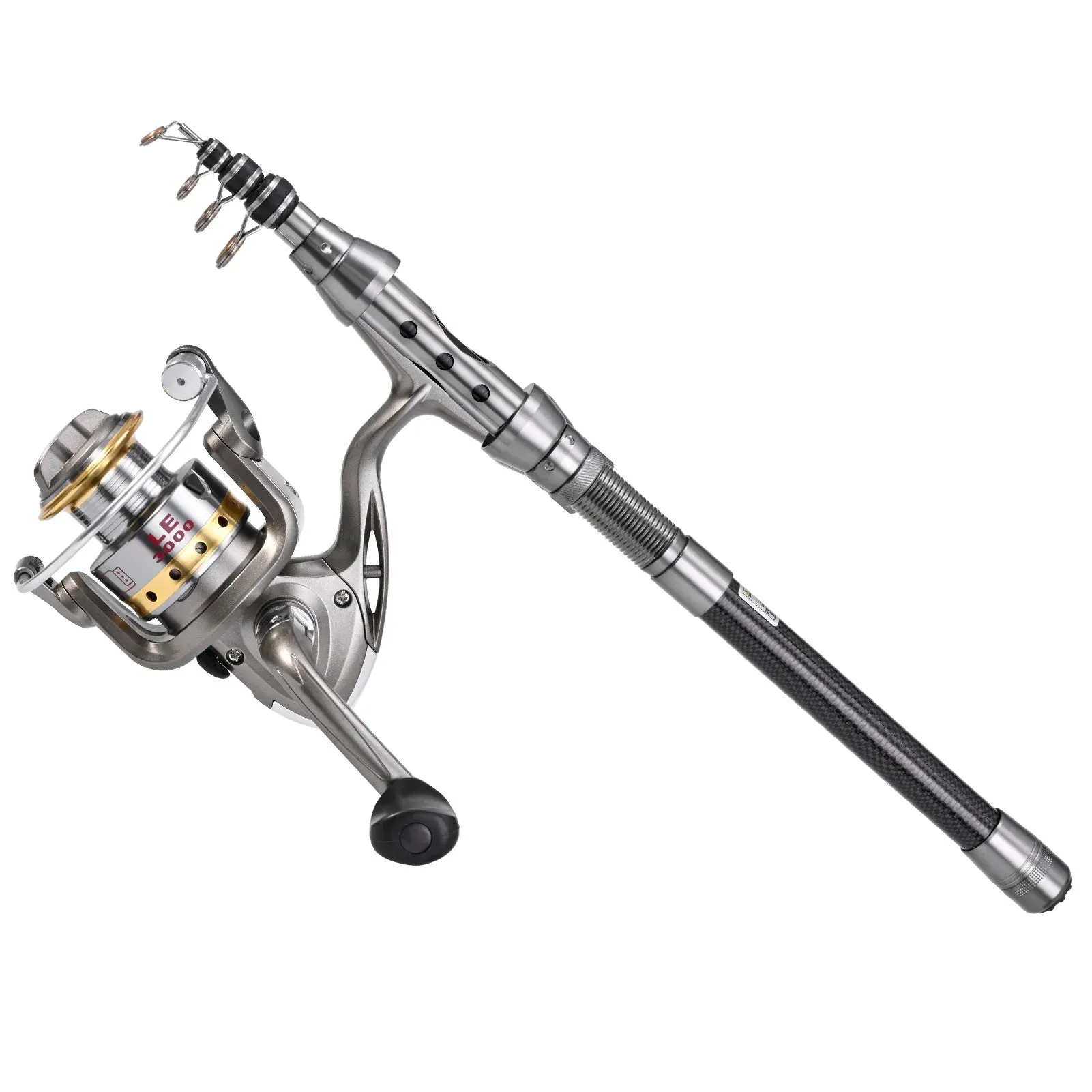 LIXDA Fishing Pole Combo Set (2pcs   gear)