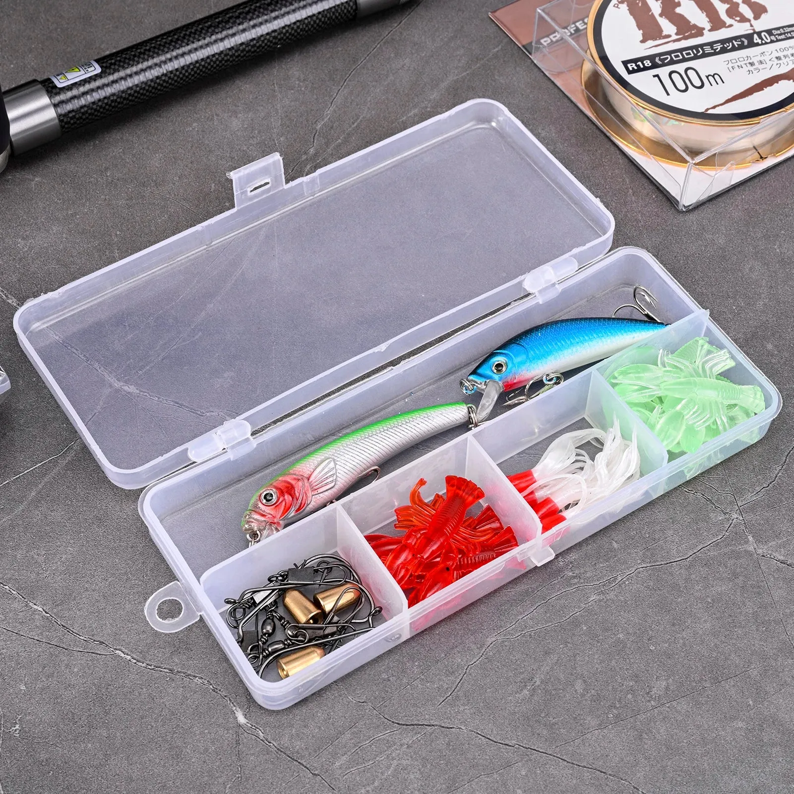 LIXDA Fishing Pole Combo Set (2pcs   gear)