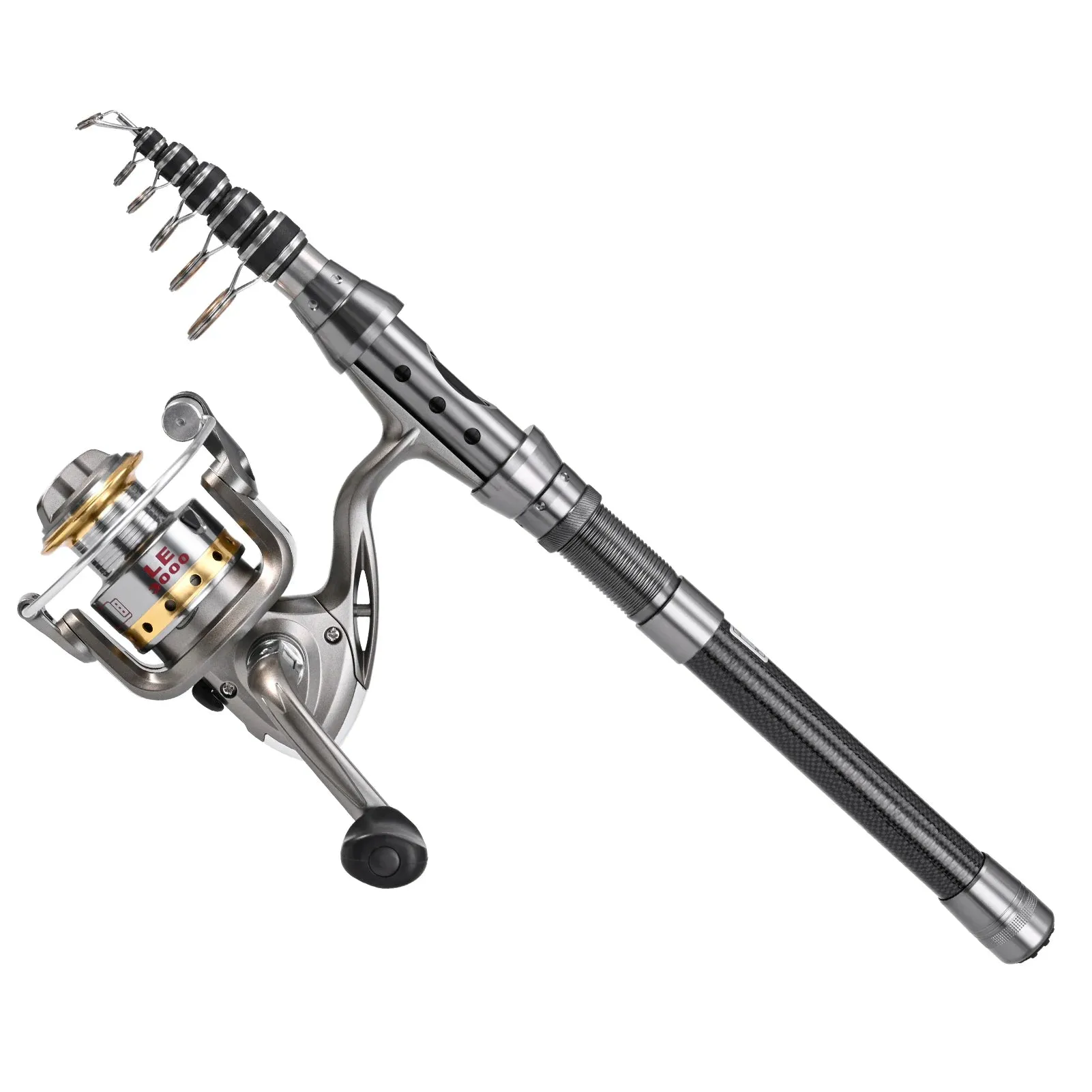 LIXDA Fishing Pole Combo Set (2pcs   gear)