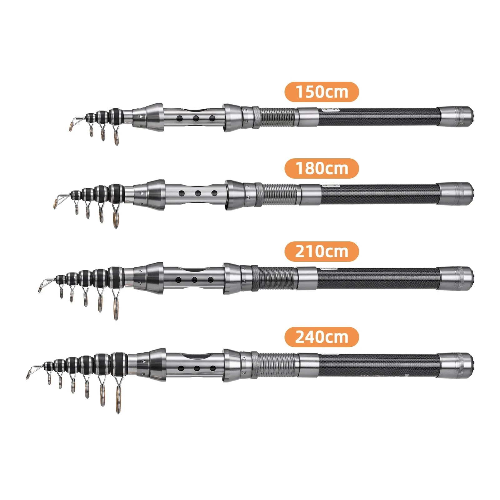 LIXDA Fishing Pole Combo Set (2pcs   gear)
