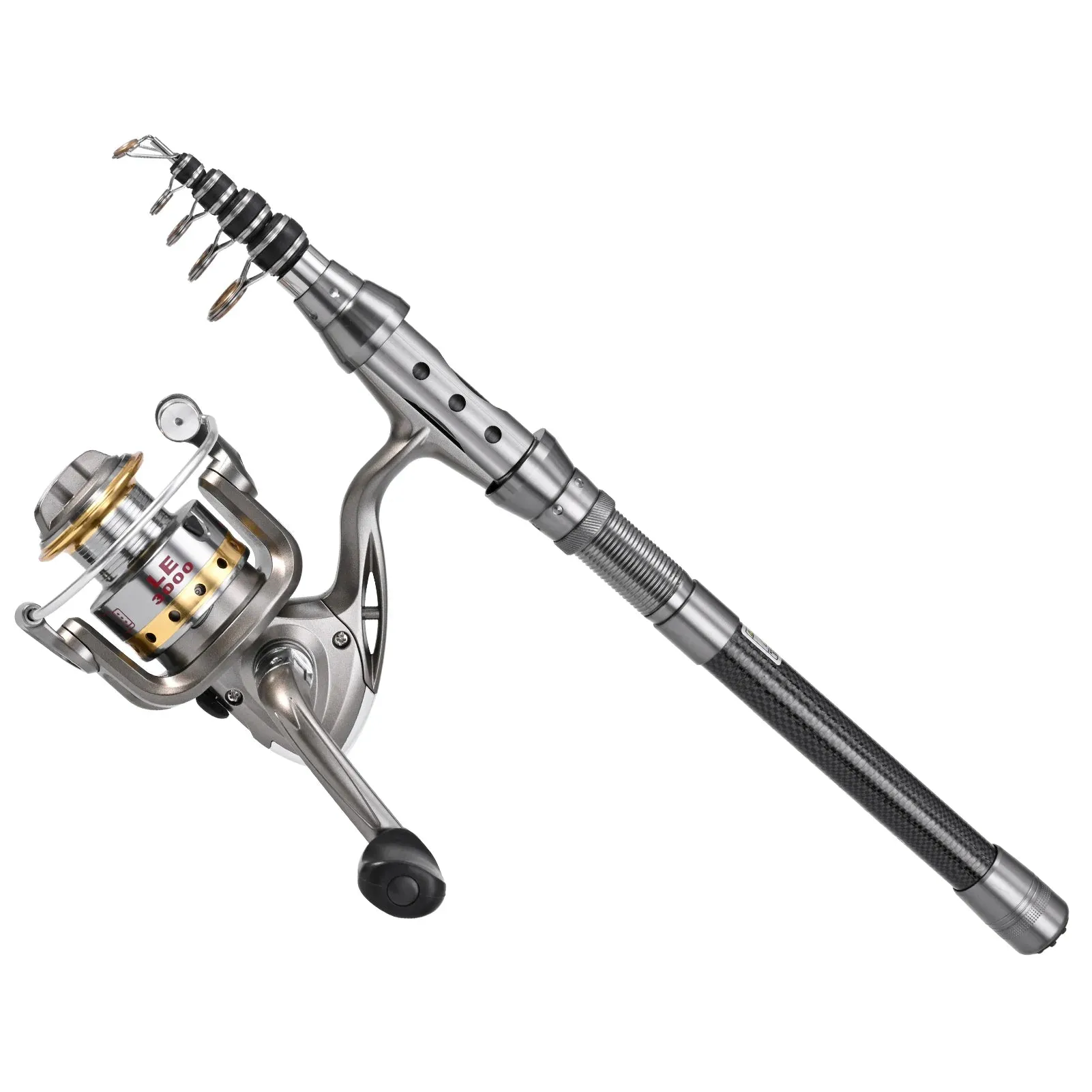 LIXDA Fishing Pole Combo Set (2pcs   gear)