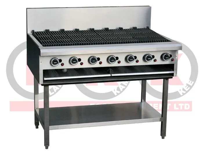 LKK CG12 7 Burner Gas Chargrill 1200mm