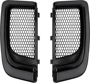 Lower Fairing Grill Light LED Turn Signal Running Light Fit for Harley Road Glide Street Glide Electra Glide Ultra Limited 2014-2023 Smoke