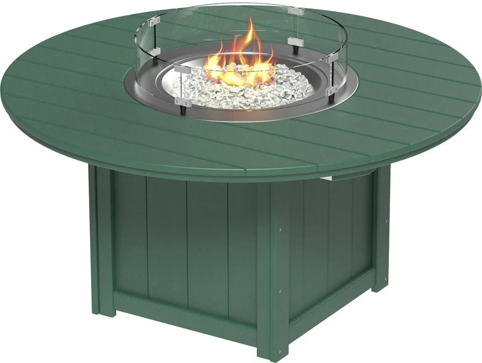 LuxCraft Lumin Fire Table 60" Round Bar Height