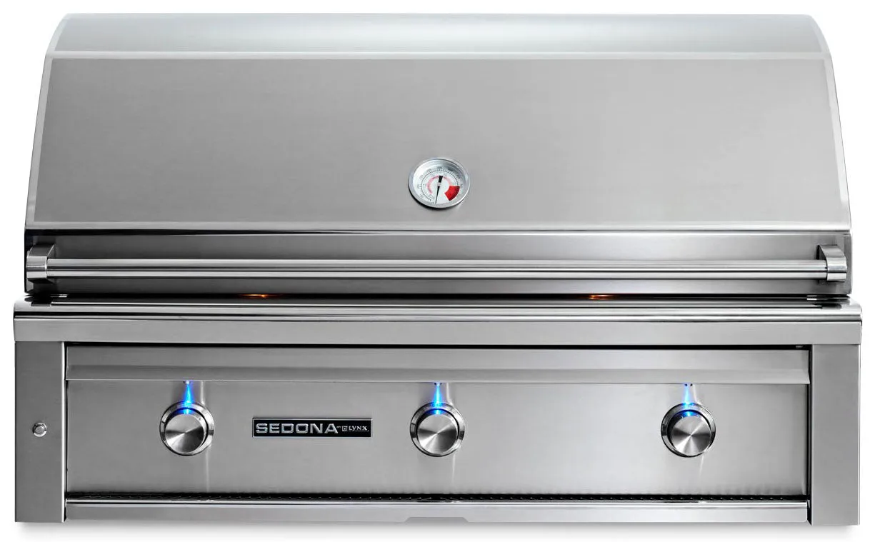 Lynx Sedona 42 Inch Natural Gas Grill - 3 SS Tube Burners