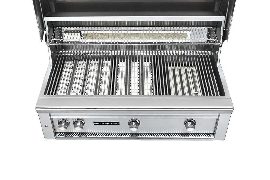 Lynx | Sedona 42" Built-In Gas Grill with One Infrared ProSear Burner, Two Stainless Steel Tube Burners & Rotisserie
