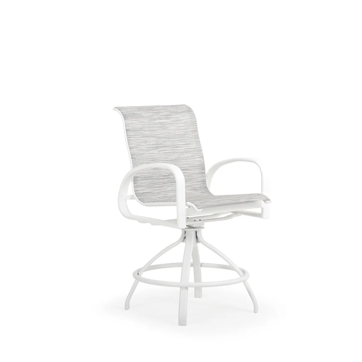 Madeira Outdoor Sling Swivel Counter Stool