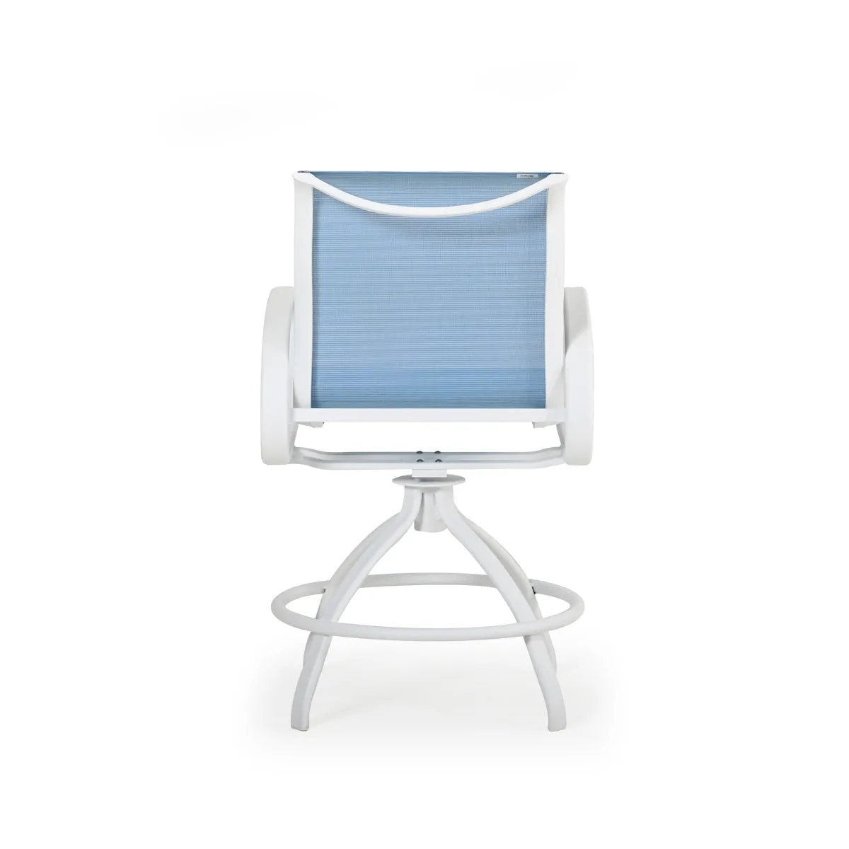 Madeira Outdoor Sling Swivel Counter Stool