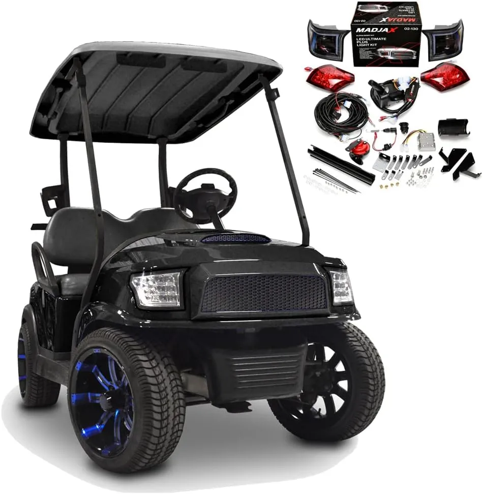 MadJax Club Car Precedent Alpha Street Style Body Kit in Black (Fits 2004-Up)