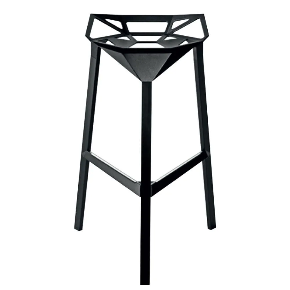 Magis Stool One h. 77 cm. anodized black