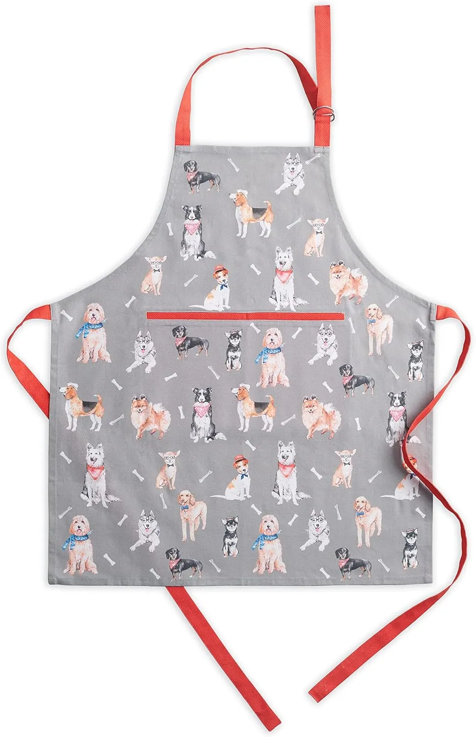 Maison d'Hermine 100% Cotton Apron for women with Pocket Kitchen Chef Apron for Men Gifts for Mothers day Cooking Baking