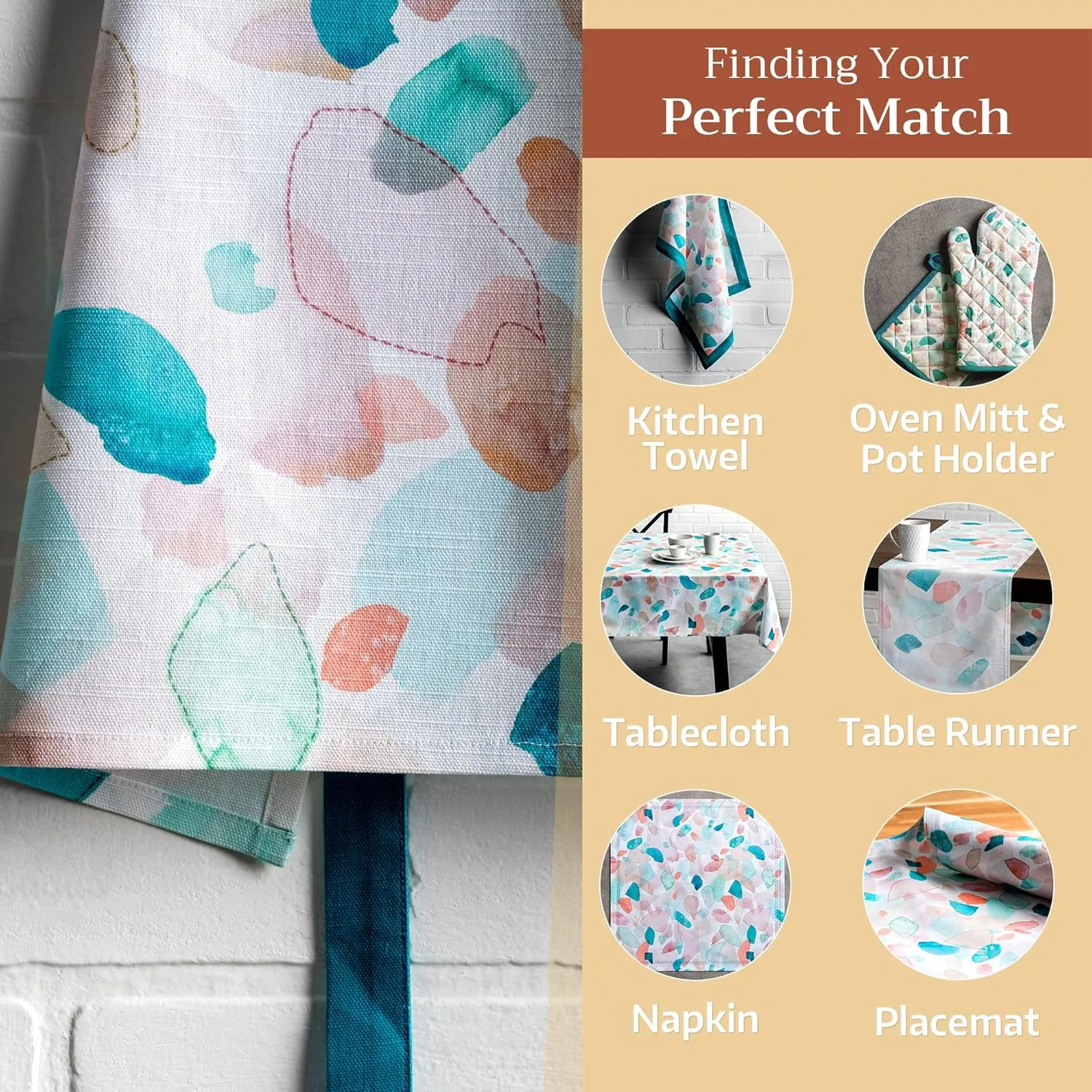 Maison d'Hermine 100% Cotton Apron for women with Pocket Kitchen Chef Apron for Men Gifts for Mothers day Cooking Baking