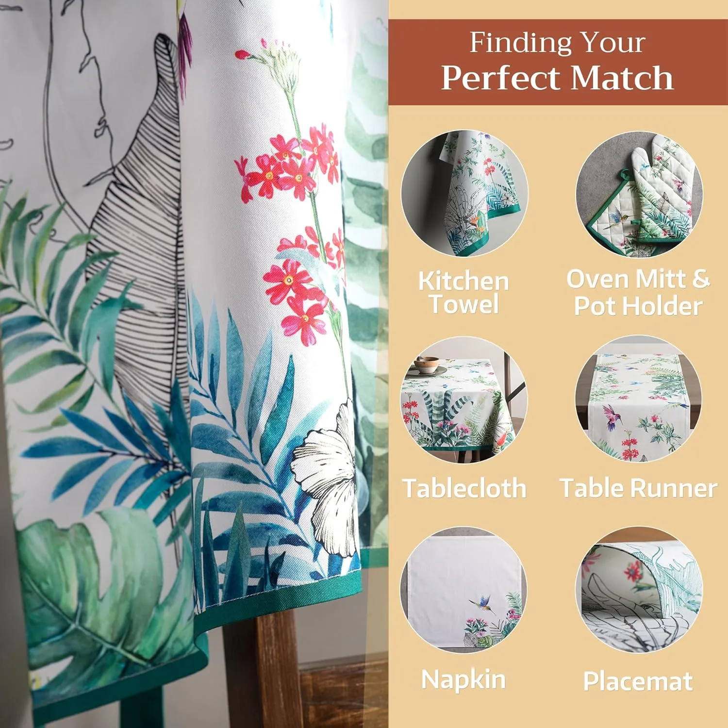 Maison d'Hermine 100% Cotton Apron for women with Pocket Kitchen Chef Apron for Men Gifts for Mothers day Cooking Baking