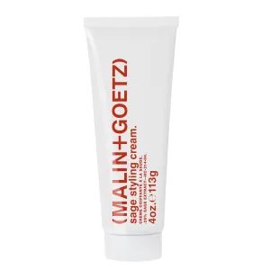 Malin   Goetz Sage Styling Cream, Anti Frizz Hair Product For All Hair Types & Textures, Lightweight Frizz Control & Shine, Hair Styling Cream, Vegan & Cruelty Free