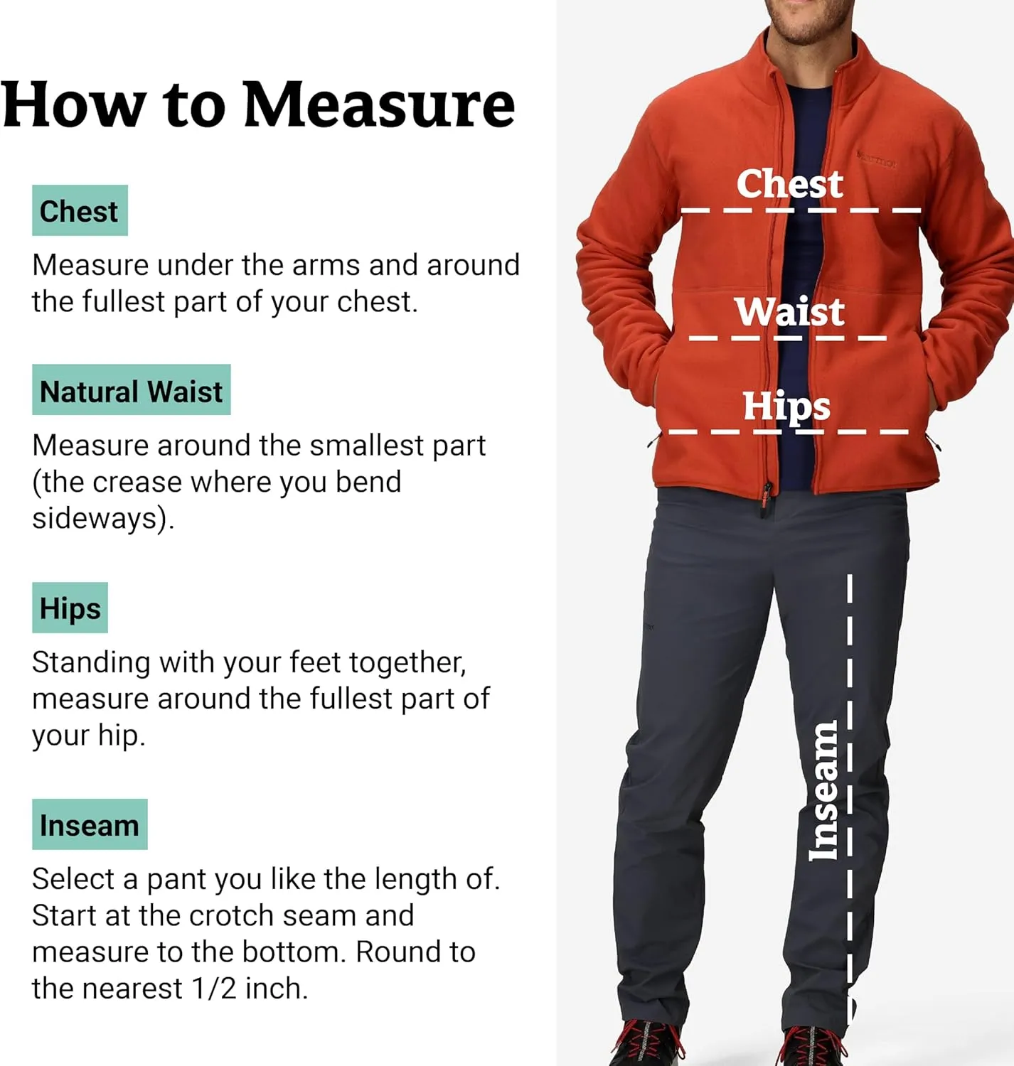MARMOT Men's Rocklin Full-Zip Jacket - Classic, Warm, Lightweight 100-Weight Fleece Layer