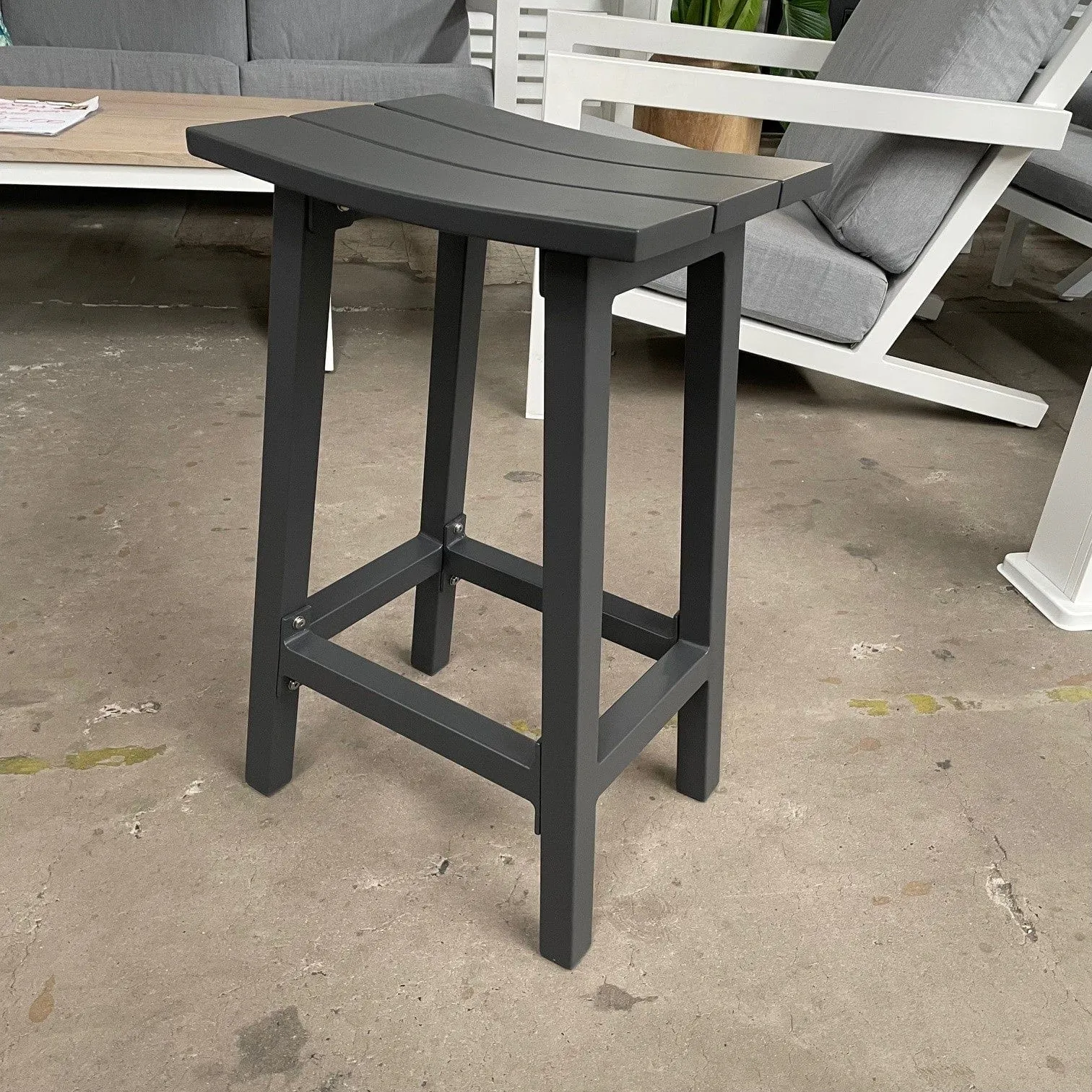 Matzo Bar Stool Gunmetal