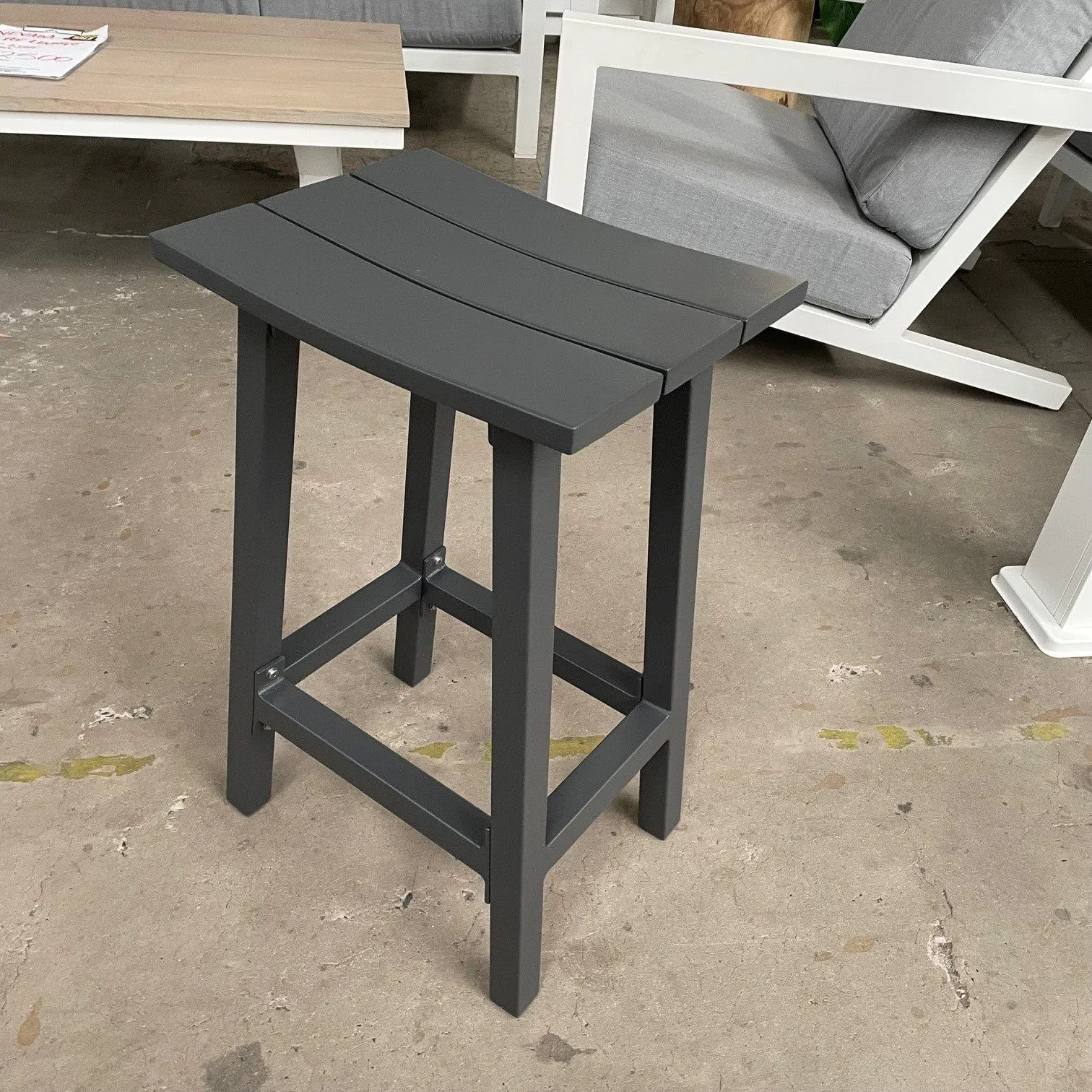 Matzo Bar Stool Gunmetal