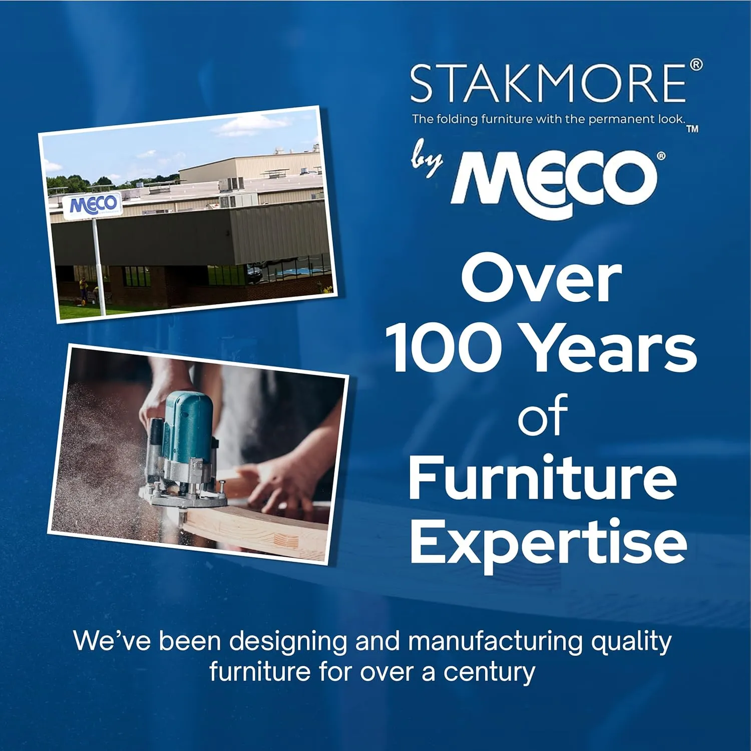 MECO Stakmore Folding Counter Height Stools with Padded Seats, Set of 2 - No Assembly Tall, High, Foldable Kitchen Chairs, Steel Folding Mechanism, Upholstered Leather, Space-Saving, Espresso Frame