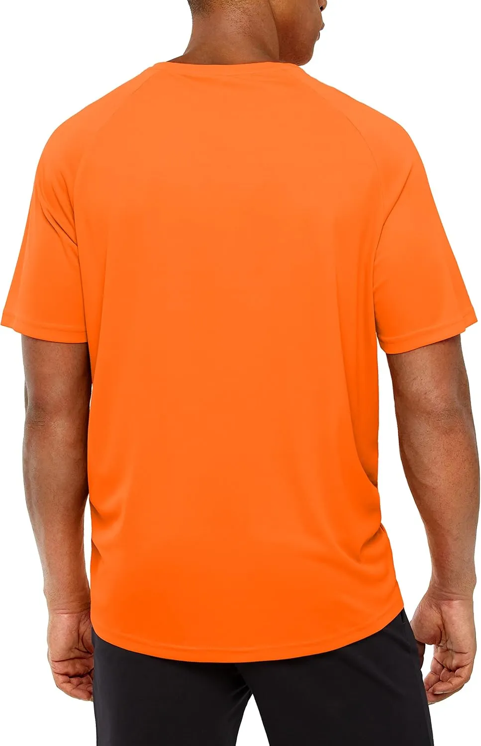 Men's Dry Fit Short Sleeve T-Shirt Crewneck Lightweight Tee Shirts for Men Workout Athletic Casual