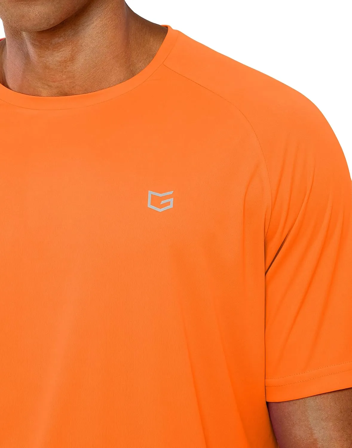 Men's Dry Fit Short Sleeve T-Shirt Crewneck Lightweight Tee Shirts for Men Workout Athletic Casual