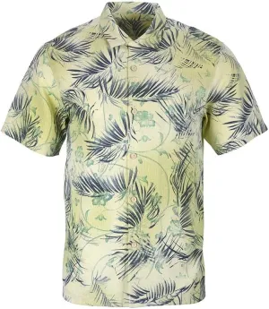 Mens Hawaiian Shirts Silk Short Sleeve Printed Beach Shirt Relaxed Fit Summer Tropical Shirts