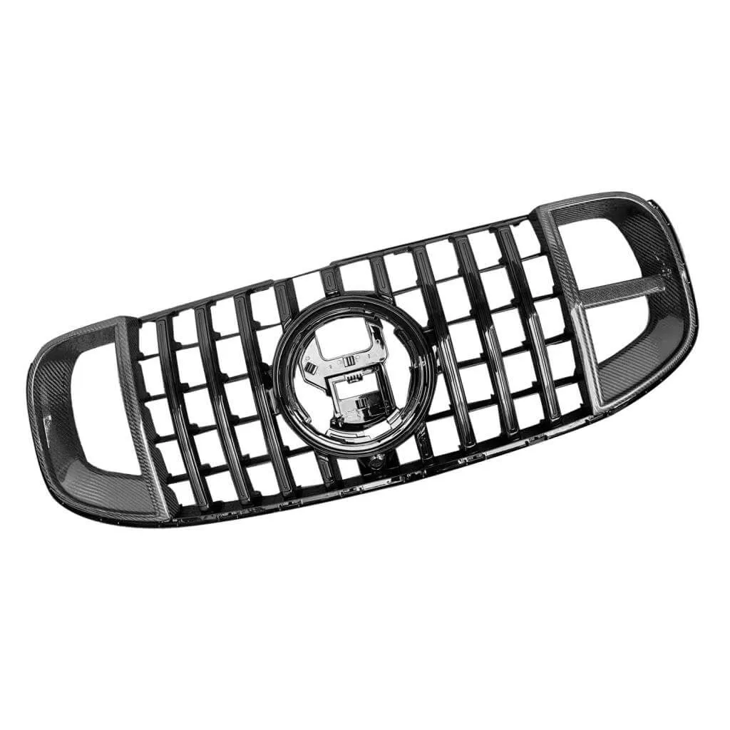 Mercedes Benz GLS63 X167 AMG 2020-2025 Front Grille Carbon Fiber