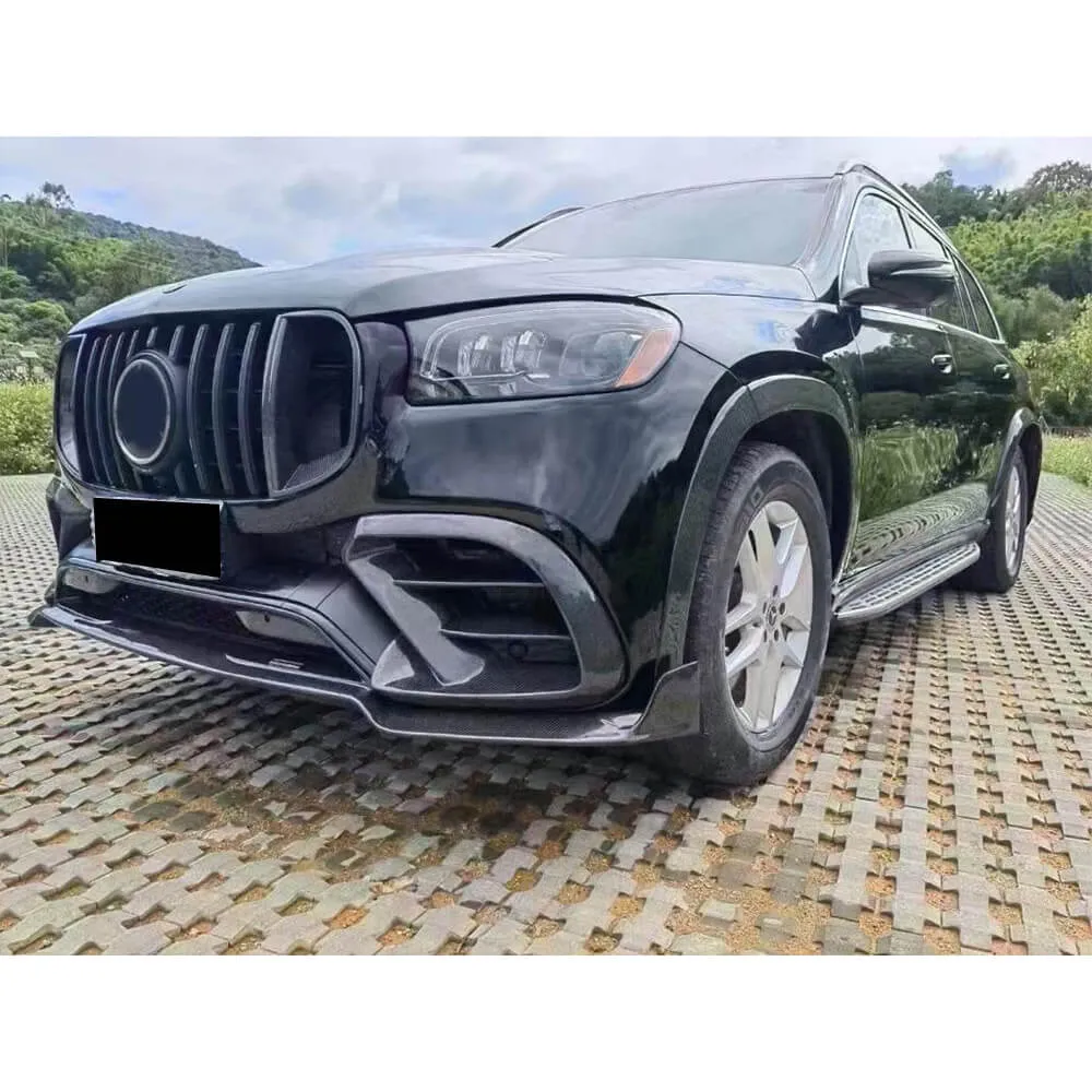 Mercedes Benz GLS63 X167 AMG 2020-2025 Front Grille Carbon Fiber