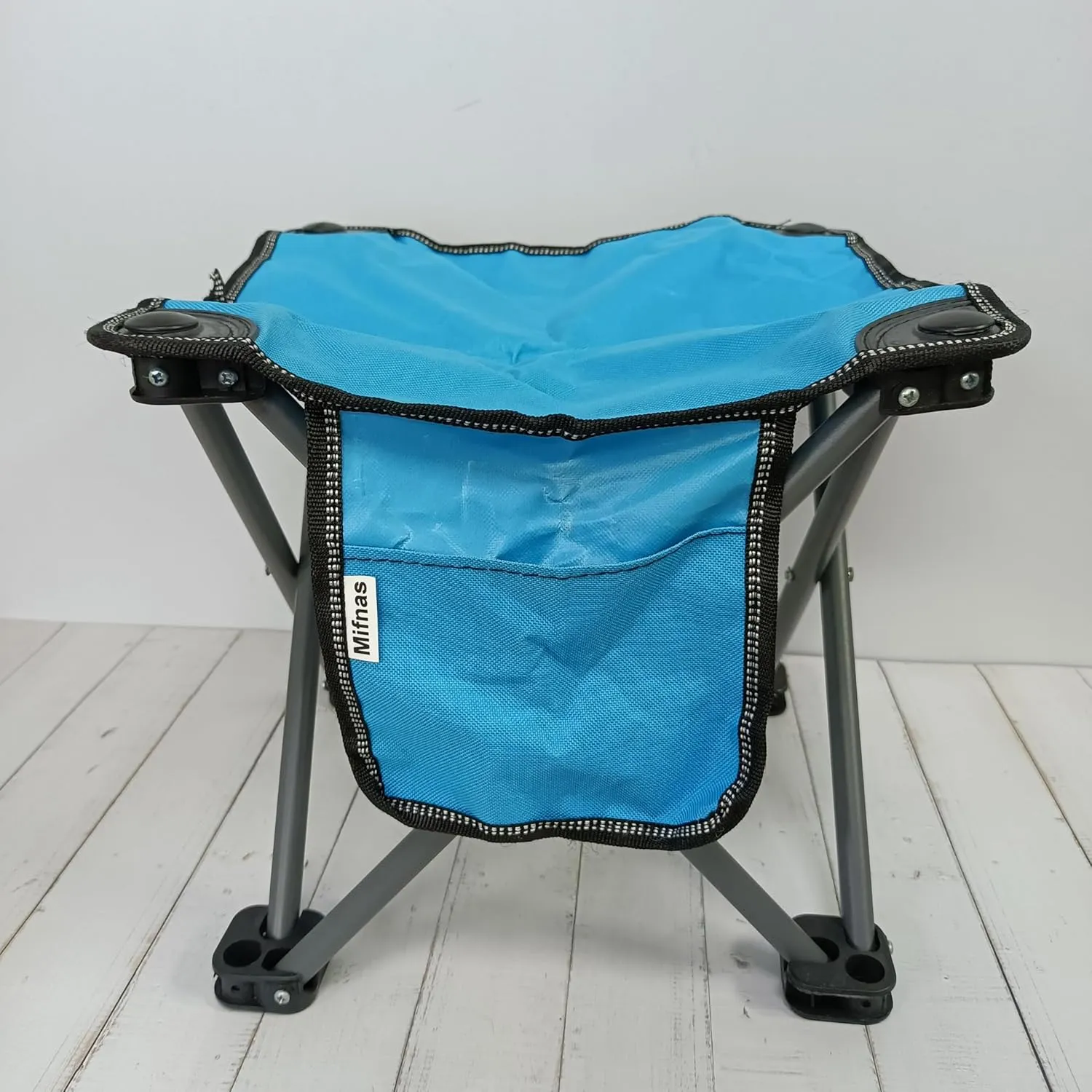 Mifnas Furniture for Camping Portable Folding Compact Lightweight Stool Seat for Camping Fishing Hiking, Blue, F28374