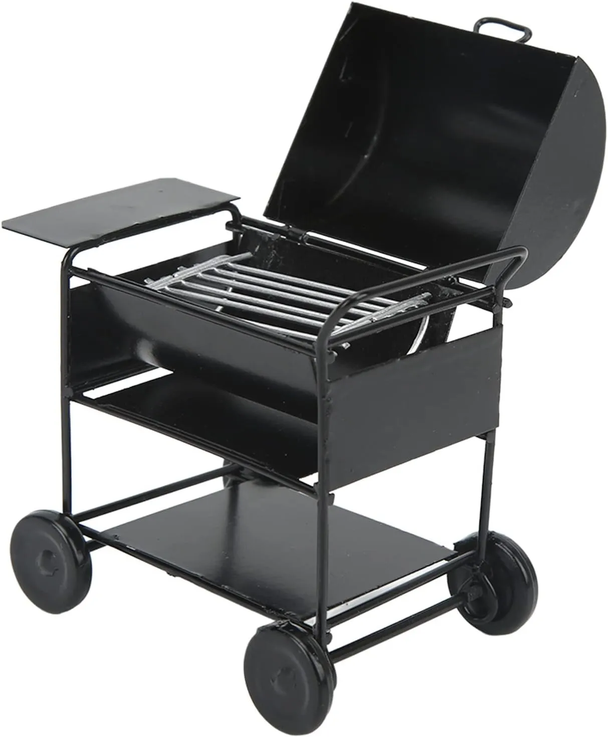 Mini Dollhouse BBQ Grill, 1/12 Miniature Oven Model RC Car Decoration Grill Kitchen Simulation Toy Grill for Dollhouse Furniture