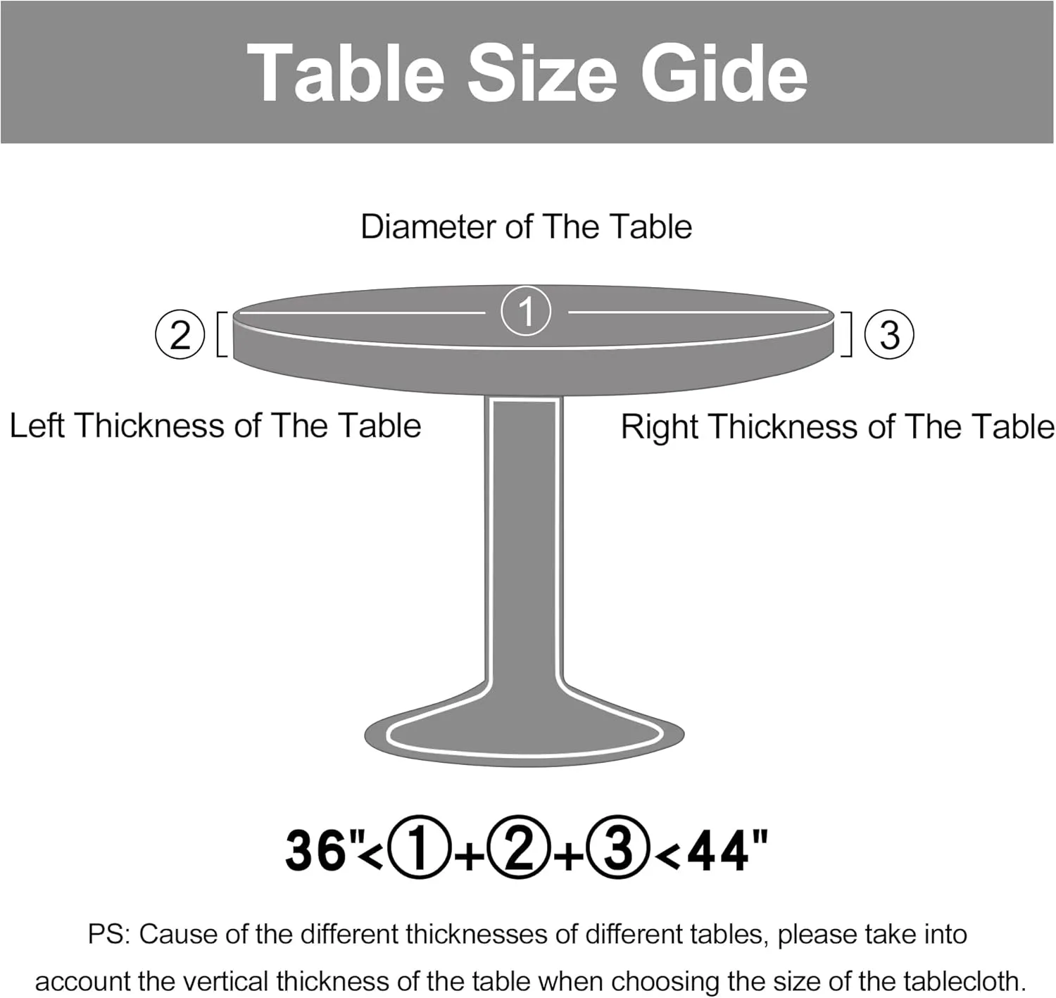 misaya Round Fitted Tablecloth with Elastic Edge, 100% Waterproof Oil Proof Plastic Table Cover, Vinyl Flannel Backed Table Cloth Fits 36"-44" Round Tables for Dinner, Outdoor, Picnic, Lemon
