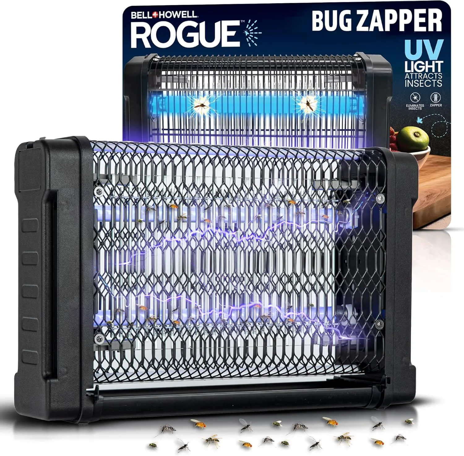 Monster Electric Bug Zapper Indoor Fly Zapper, Indoor Bug Zapper, Mosquito Zapper Indoor Fly Zapper, Family and Child Safe, Easy to Clean, Bug Zappers Light for Home As Seen on TV
