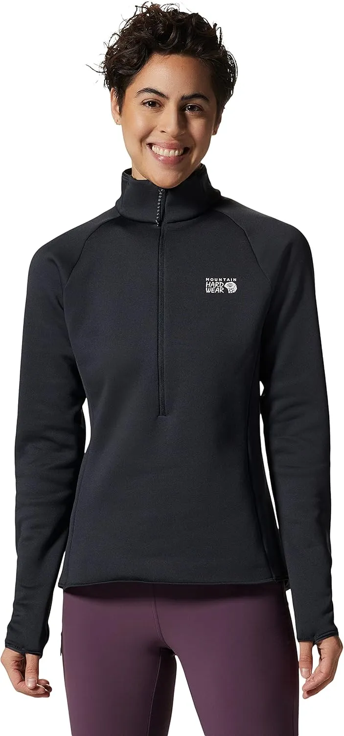 Mountain Hardwear Women's Polartec Power Stretch Pro 1/4 Zip for Climbing and Backpacking | Insulated and Moisture-Wicking