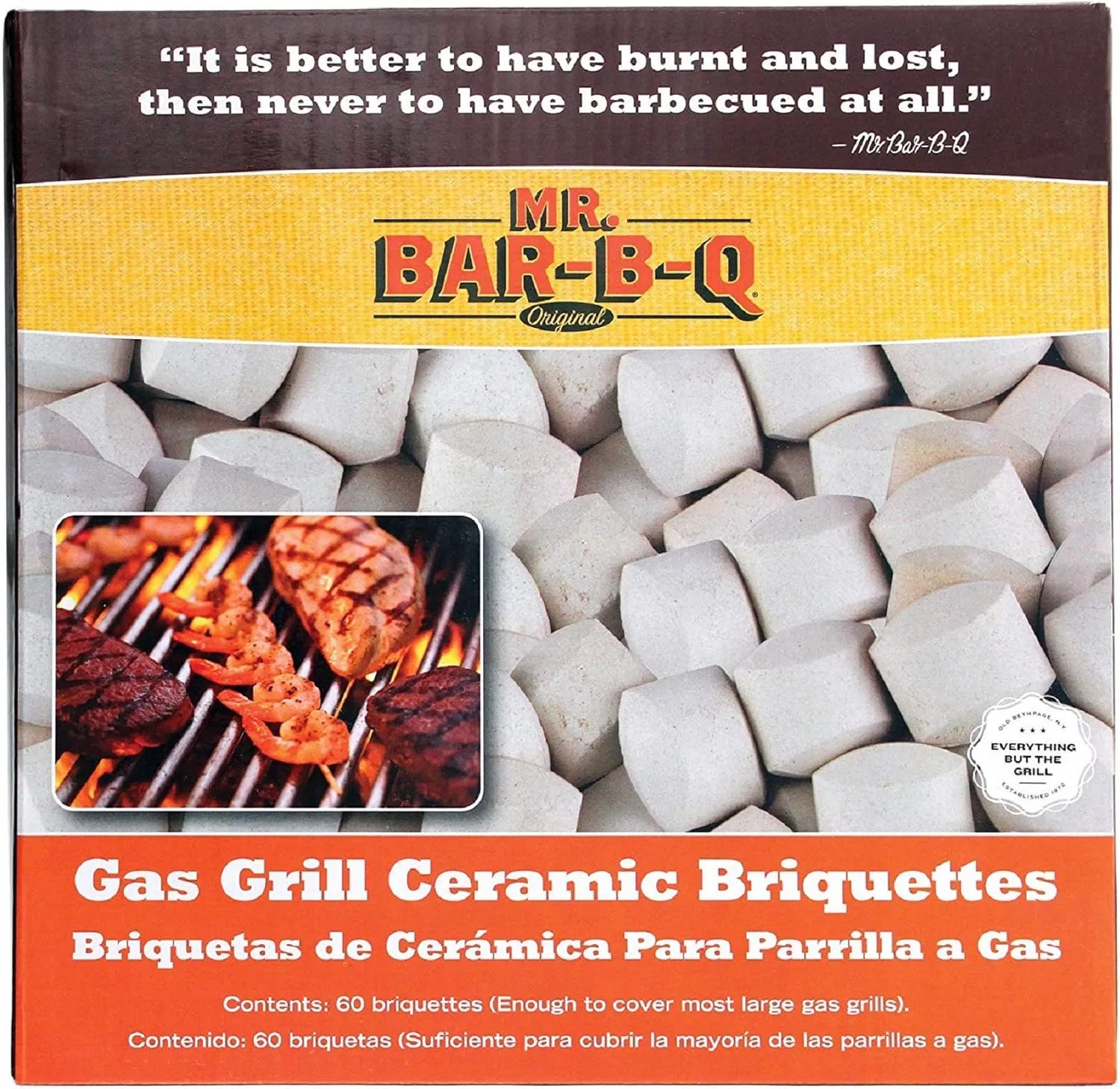 Mr Bar B Q 06000Y Gas Grill Ceramic Briquettes